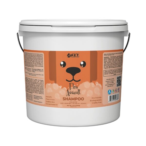 00388-Flea-Assault-Shampoo-5-Gal-front