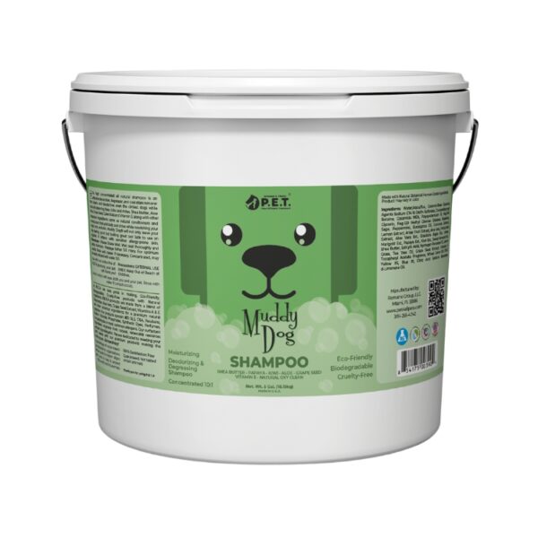00390-Muddy-Dog-Shampoo-5-Gal-front